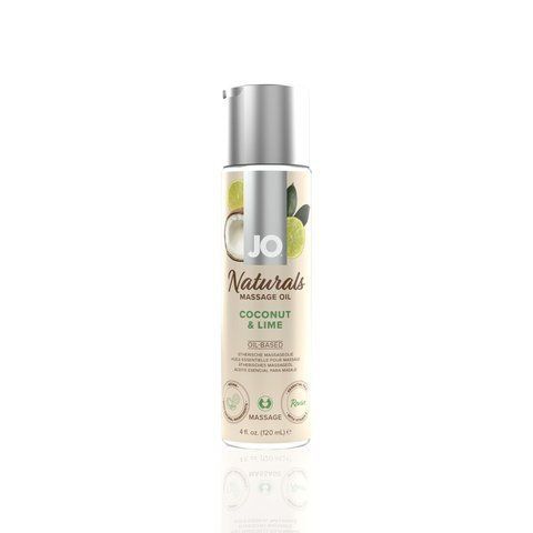 Масажна олія System JO Naturals Massage Oil Coconut&Lime 120 мл SO6164 фото