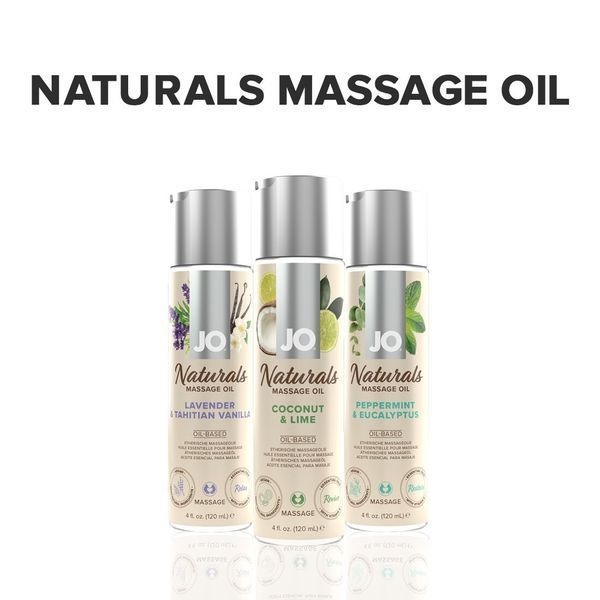 Масажна олія System JO Naturals Massage Oil Coconut&Lime 120 мл SO6164 фото