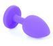 Силіконовий анальний пробка Boss Series - Jewellery Purple Silicon PLUG Small Red S, BS6400082 BS6400082 фото 3