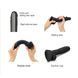 Реалістичний фалоімітатор Strap-On-Me Sliding Skin Realistic Dildo Black S SO6252 фото 3