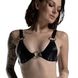 Ліф з натуральної шкіри Feral Feelings - Bikini Top Black SO9420 фото 2