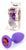 Силіконовий анальний пробка Boss Series - Jewellery Purple Silicon PLUG Medium Red M, BS6400086 BS6400086 фото