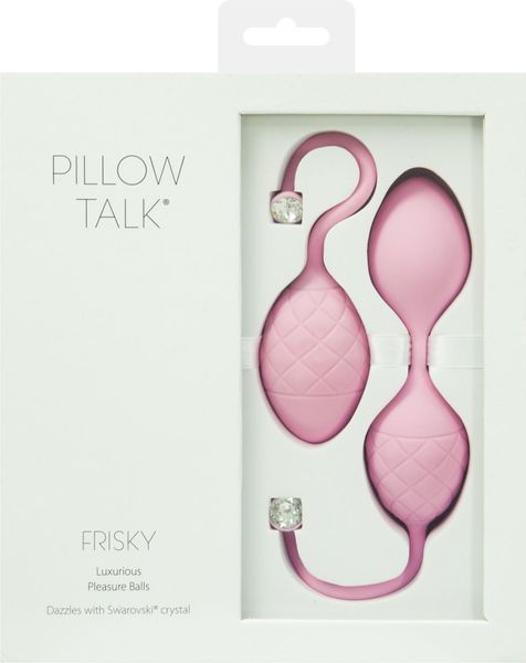 Розкішні вагінальні кульки PILLOW TALK - Frisky Pink SO2721 фото
