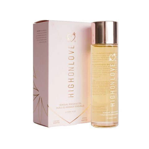 Масажна олія HighOnLove Massage Oil - Lychee Martini (120 мл) SO3055 фото