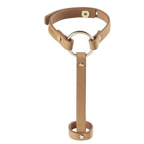 Пара браслетів на зап'ясті і палець Bijoux Indiscrets MAZE Hand Bracelet Harness Brown SO5944 фото