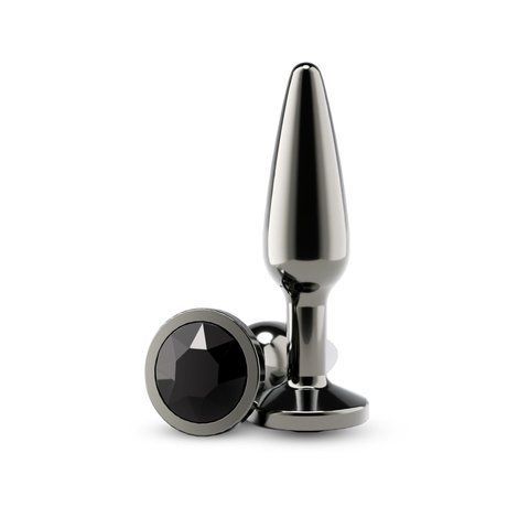 Анальна пробка NS Novelties Rear Assets - Tapered - Medium - Gunmetal - Black SX4388 фото
