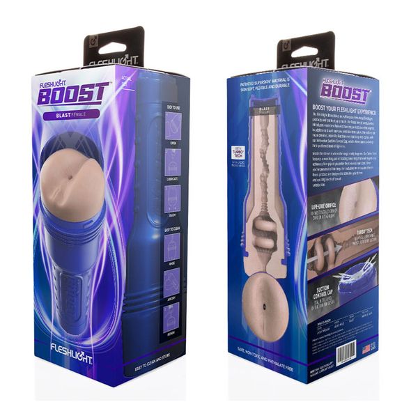 Мастурбатор-попка Fleshlight Boost Blast Female Light Medium Flesh SO8922 фото