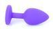 Силіконовий анальний пробка Boss Series - Jewellery Purple Silicon PLUG Medium Red M, BS6400086 BS6400086 фото 5