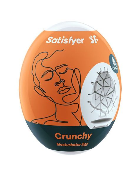 Самозмащувальний мастурбатор-яйце Satisfyer Masturbator Egg Crunchy SO5525 фото