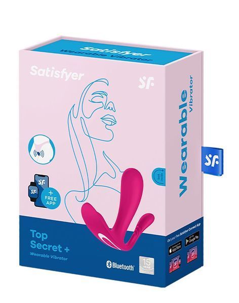 Подвійний смарт-вібратор у трусики Satisfyer Top Secret+ SO6734 фото