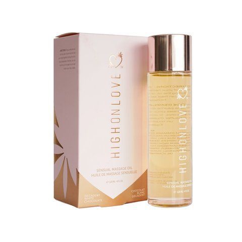Масажна олія HighOnLove Massage Oil - Decadent White Chocolate (120 мл) SO3056 фото