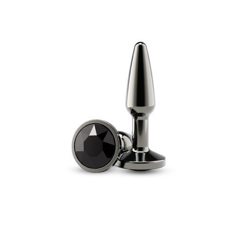 Анальна пробка NS Novelties Rear Assets - Tapered - Small - Gunmetal - Black SX4386 фото