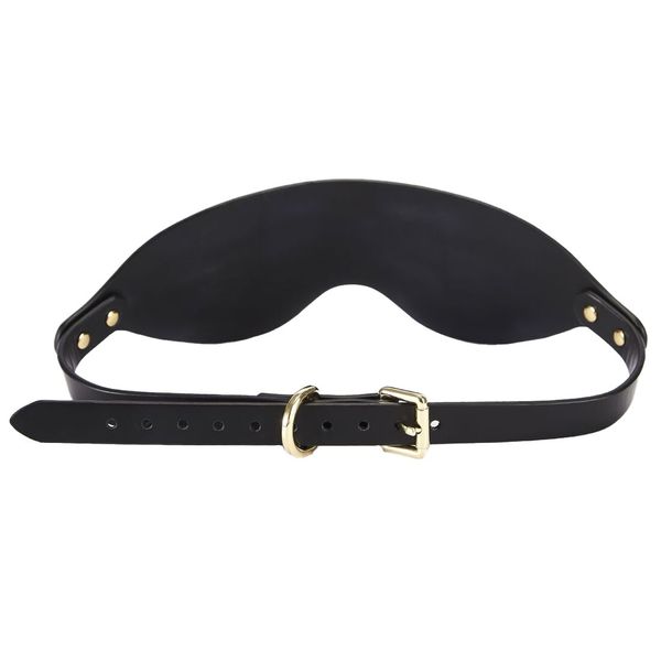 Розкішна маска на очі Zalo Blindfolds Black SO8231 фото