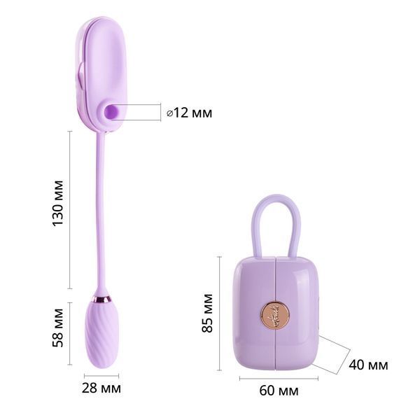 Вакуумний кліторальний стимулятор Otouch Louis Vibrate Purple SO9430 фото