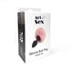 Силіконова пробка М Art of Sex - Silicone Bunny Tails Butt plug White SO6695 фото 4