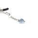 Затискачі для сосків Liebe Seele Glow-in-dark Nipple Clamps Blue SX1683 фото 4