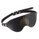 Розкішна маска на очі Zalo Blindfolds Black SO8231 фото 1