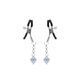 Затискачі для сосків Liebe Seele Glow-in-dark Nipple Clamps Blue SX1683 фото 3