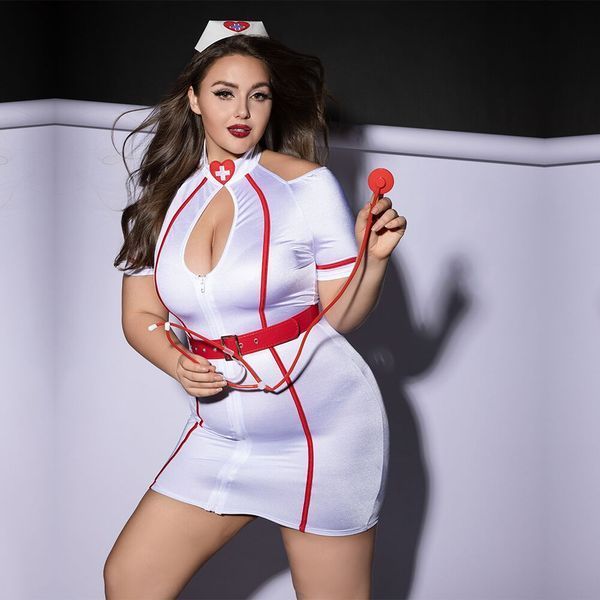 Еротичний костюм медсестри JSY P61115 Plus Size SX1856 фото