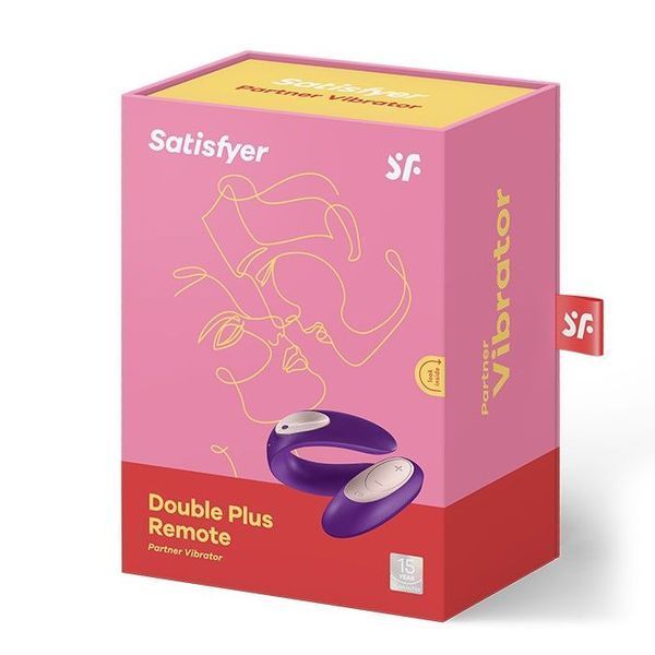 Вібратор для пар Satisfyer Double Plus Remote SO2021 фото