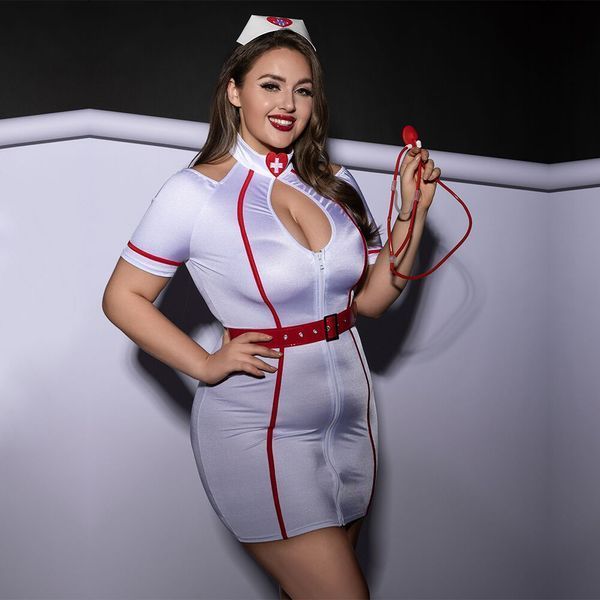 Еротичний костюм медсестри JSY P61115 Plus Size SX1856 фото