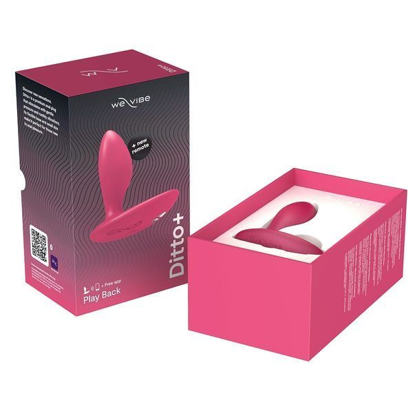 Анальна смарт-вібропробка We-Vibe Ditto+ Cosmic Pink 540100 фото
