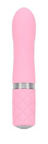 Розкішний вібратор PILLOW TALK - Flirty Pink з кристалом Сваровські SO2725 фото
