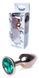 Анальний пробка Boss Series - Jewellery Red Gold PLUG Green S, BS6400115 BS6400115 фото 1