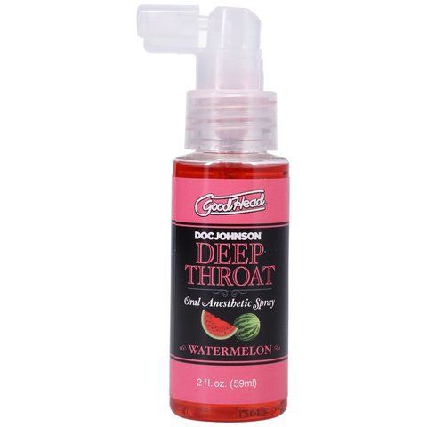 Спрей для мінету Doc Johnson GoodHead DeepThroat Spray - Watermelon 59 мл SO3491 фото