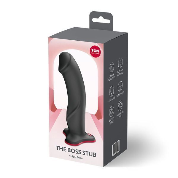 Фалоімітатор Fun Factory THE BOSS STUB Black SX3670 фото