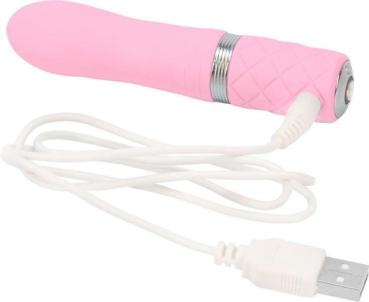 Розкішний вібратор PILLOW TALK - Flirty Pink з кристалом Сваровські SO2725 фото