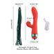 Вібратор-кролик з флогером LOCKINK SEVANDA Whip-Wand SX0903 фото 8