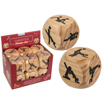 Дерев'яний кубик Kama Sutra Wooden Dice, 6x6 см 99660612603 фото