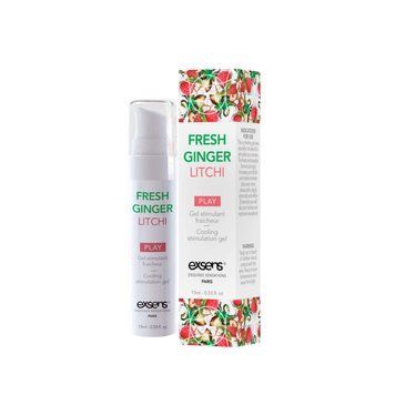 Стимулювальний гель EXSENS Kissable Fresh Ginger Litchi 15мл SO2367 фото