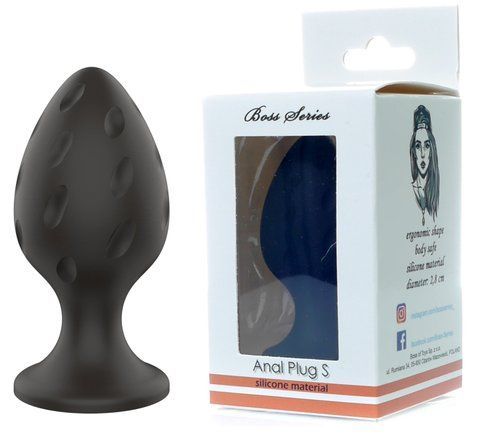 Анальний силіконовий плаг Boss Series - Silicone Anal Plug S 2,8 cm, BS7800019 BS7800019 фото