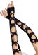 Мітенки Leg Avenue Butterfly applique arm warmers Black, метелики SO8575 фото 1