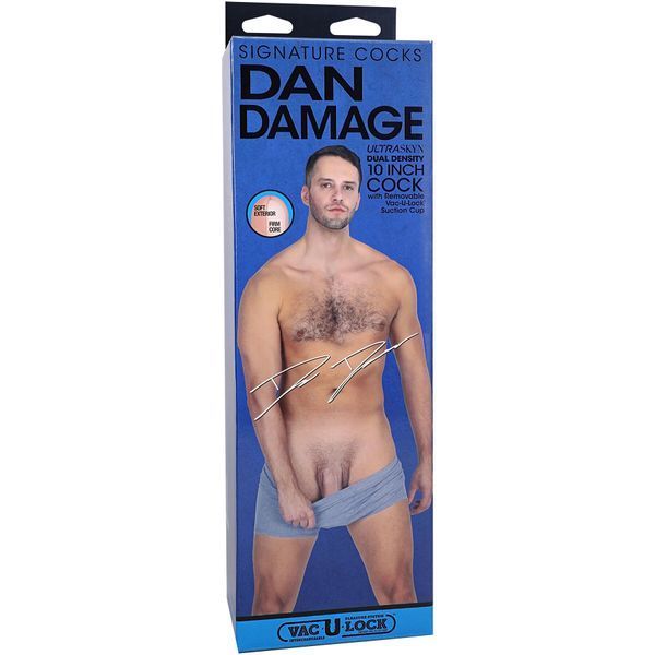 Фалоімітатор Doc Johnson Signature Cocks Dan Damage 10 inch UltraSkyn SX2535 фото