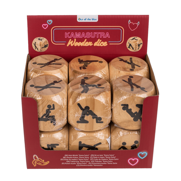 Дерев'яний кубик Kama Sutra Wooden Dice, 6x6 см 99660612603 фото