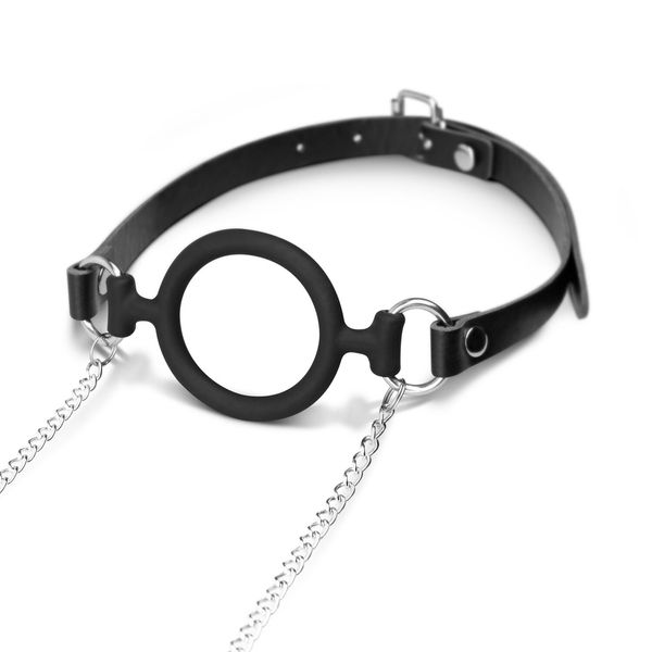 Затискачі для сосків з кляпом Bedroom Fantasies Nipple Clamps & Silicone Gag Ring SO8819 фото