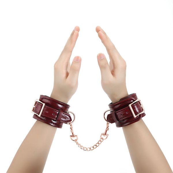 Наручники Liebe Seele Wine Red wirst Cuffs SO9452 фото