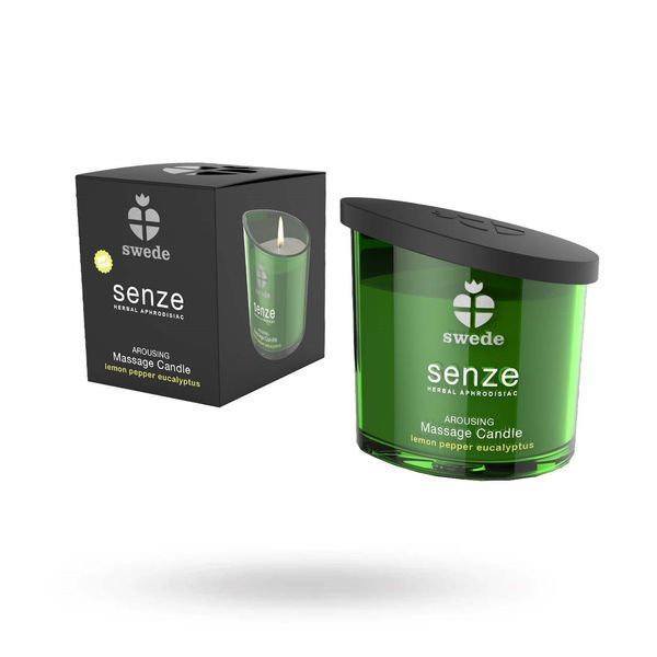 Масажна свічка - Swede Senze Arousing Lemon Pepper Eucalyptus, 50 мл 71290407609 фото