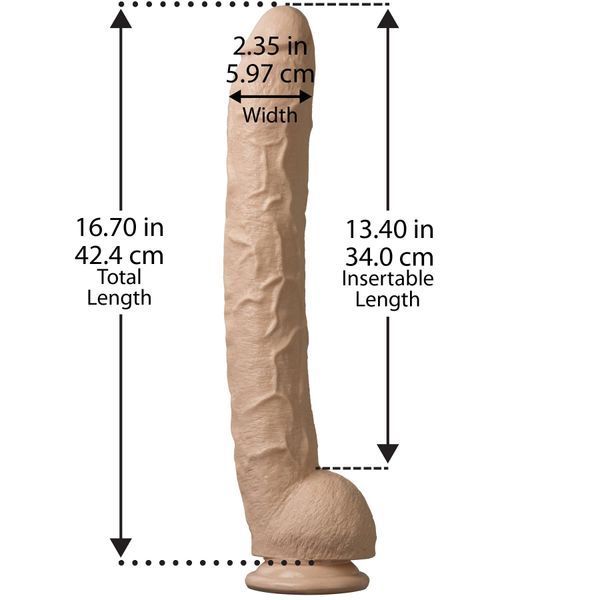 Фалоімітатор Doc Johnson Dick Rambone Cock White SO1546 фото