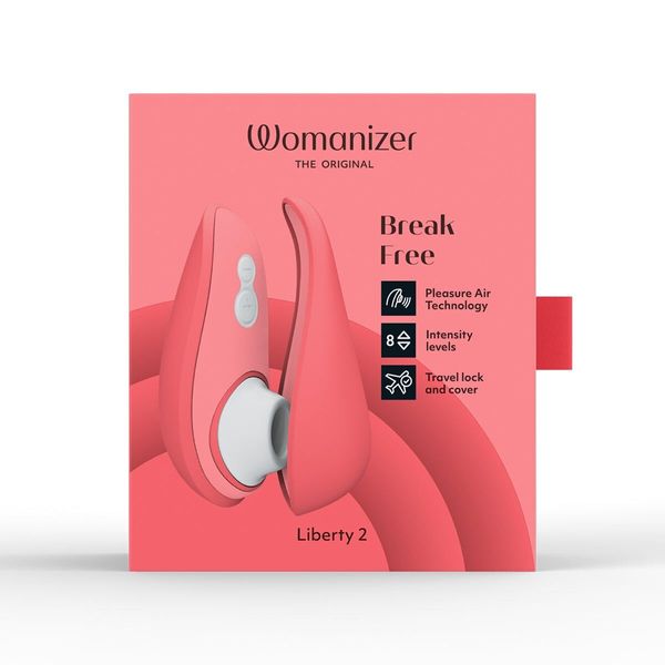 Вакуумний стимулятор Womanizer Liberty 2 Vibrant Rose SX0522 фото