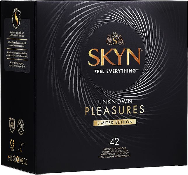 Презервативи безлатексні Skyn Unknown Pleasures (42 шт) pr100-pack фото