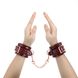 Наручники Liebe Seele Wine Red wirst Cuffs SO9452 фото 9