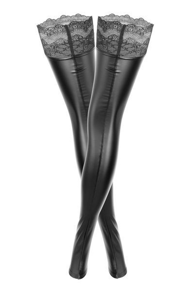 Панчохи Noir Handmade F135 Powerwetlook stockings - S SX0017 фото