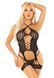 Комплект Leg Avenue Heart Net Cami Garter and String SX1743 фото 1
