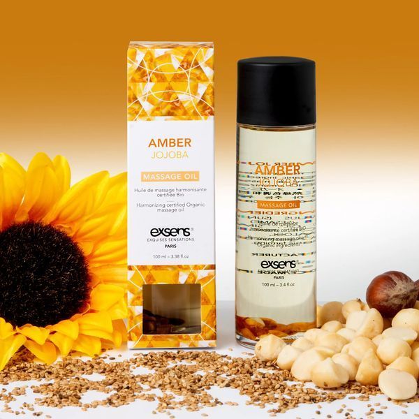 Масажна олія EXSENS Amber Jojoba 100мл SO2369 фото