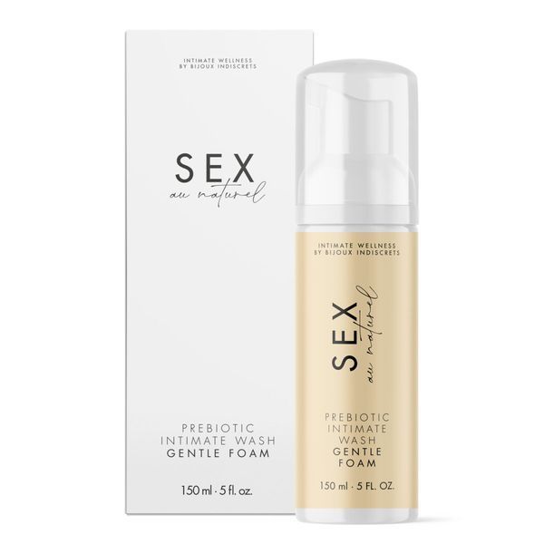 Піна для інтимної гігієни Bijoux Indiscrets Sex Au Naturel Prebiotic Intimate Wash Gentle Foam 150мл SX3249 фото