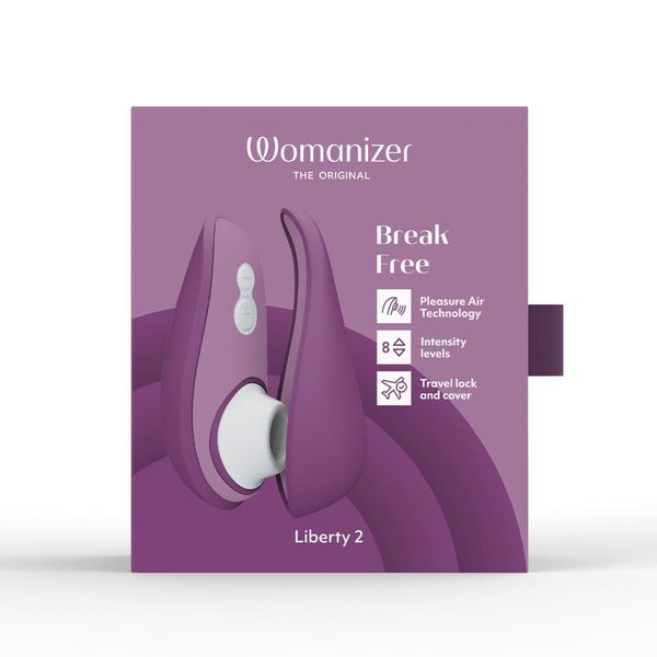 Вакуумний стимулятор Womanizer Liberty 2 Purple SX0523 фото